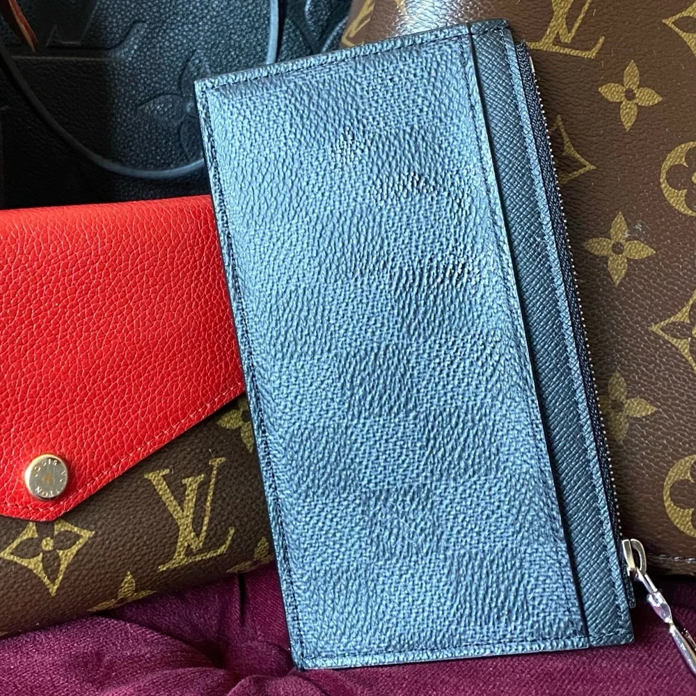 SOLD Louis Vuitton Coin Card Holder Damier Graphite - Picture 5 of 9